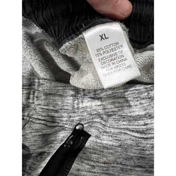 ON THE BYPAS MENS JOGGER SWEATPANTS Gray - XL - Picture 3 of 7